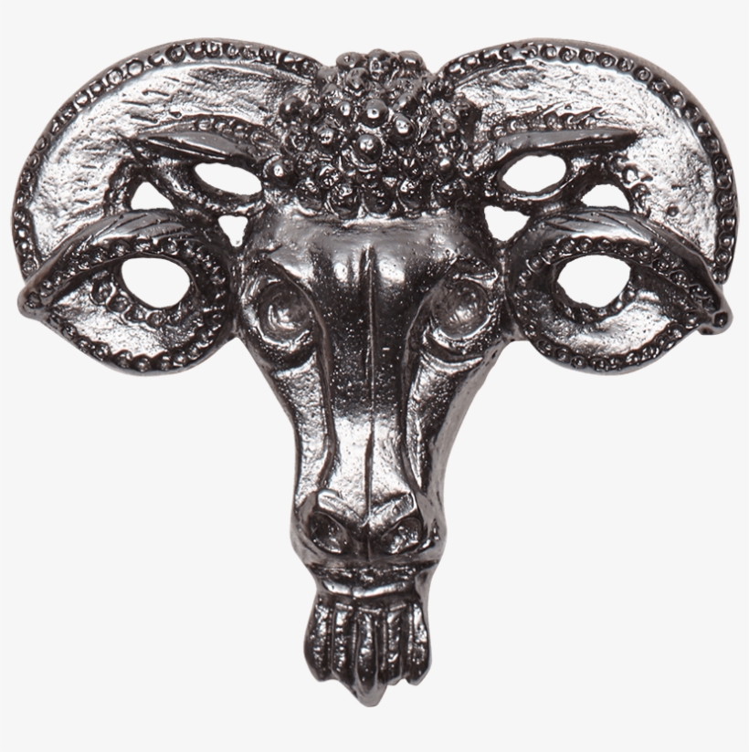 Aries Pin Ruthenium Finishing - Skull, transparent png