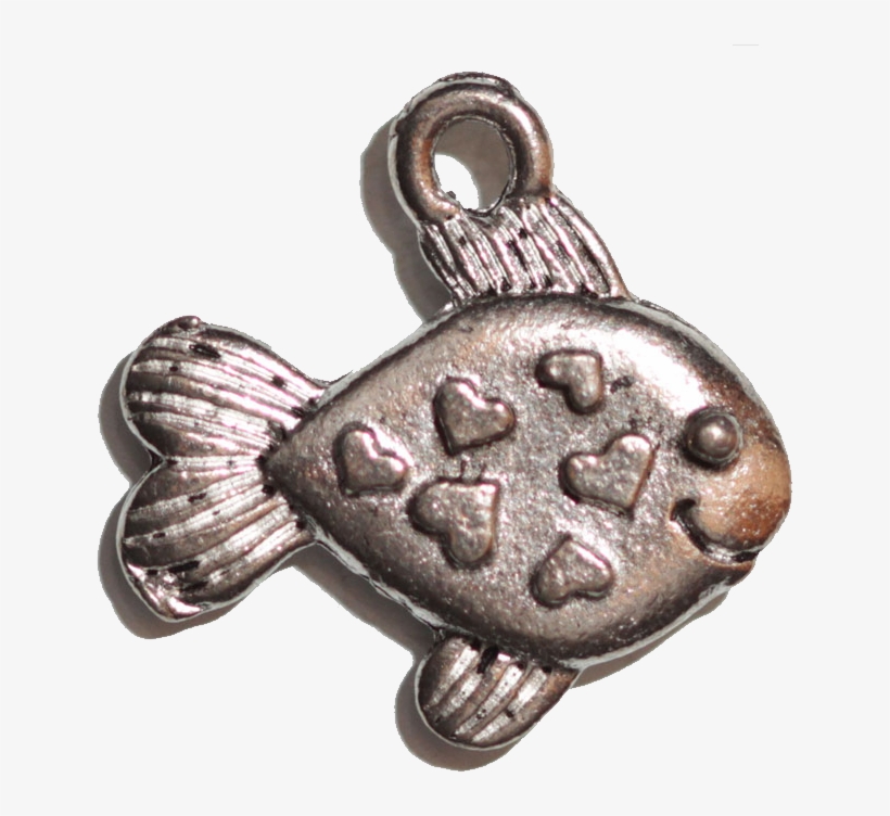 Fish - Silver - Pendant, transparent png