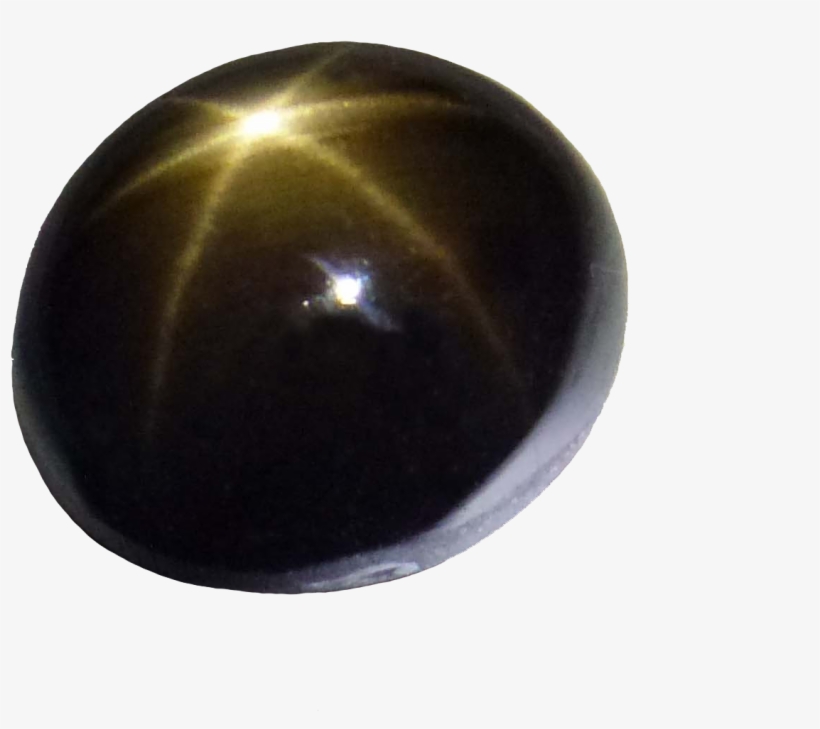 Black Star Sapphire - Gemstone, transparent png