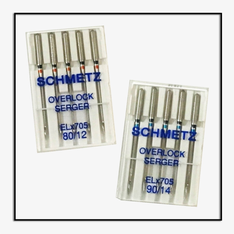 Schmetz Overlock Serger Needles Elx705 Size 12 And - Cylinder, transparent png