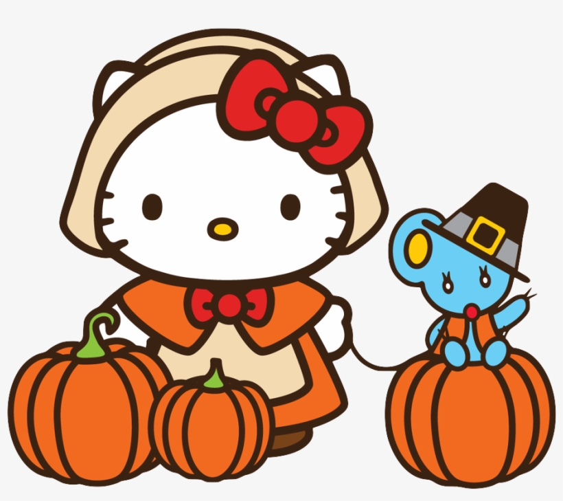 Clip Art Hello Kitty Thanksgiving, transparent png