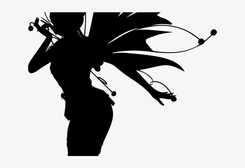 Fairy Clipart Silhouette - Fairy Silhouette, transparent png