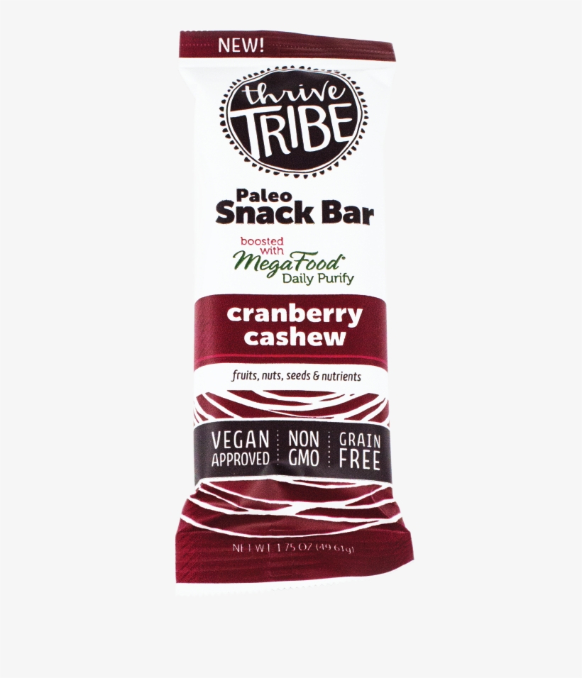 Thrive Tribe Paleo Bar Cranberry Cashew - Sock, transparent png