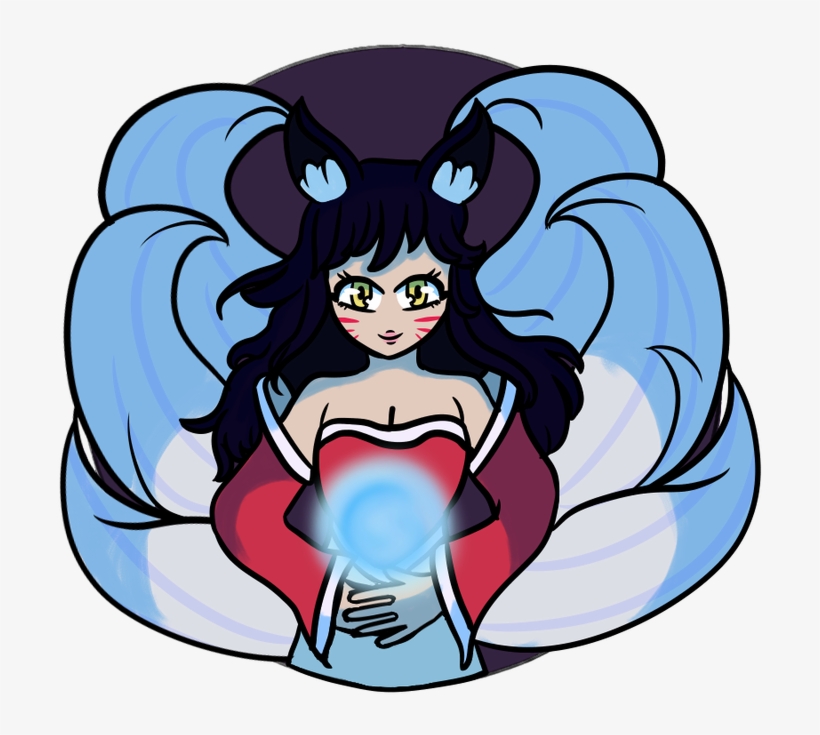Ahri - Cartoon, transparent png