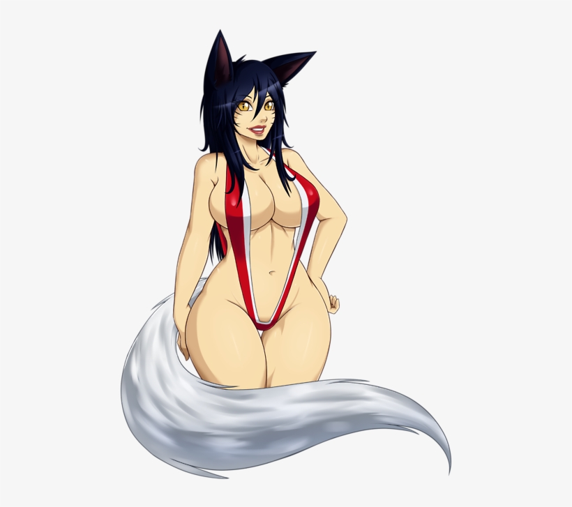 Ahri - Cartoon, transparent png