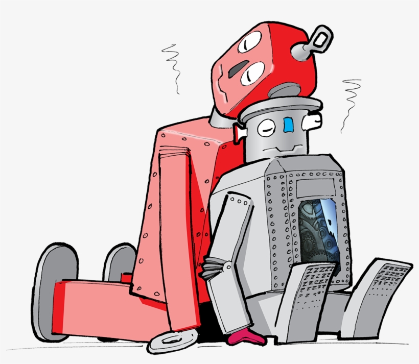 Robotto Slitne - Cartoon, transparent png