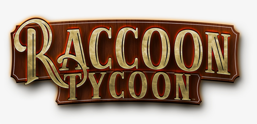 Raccoon Tycoon Title - Signage, transparent png