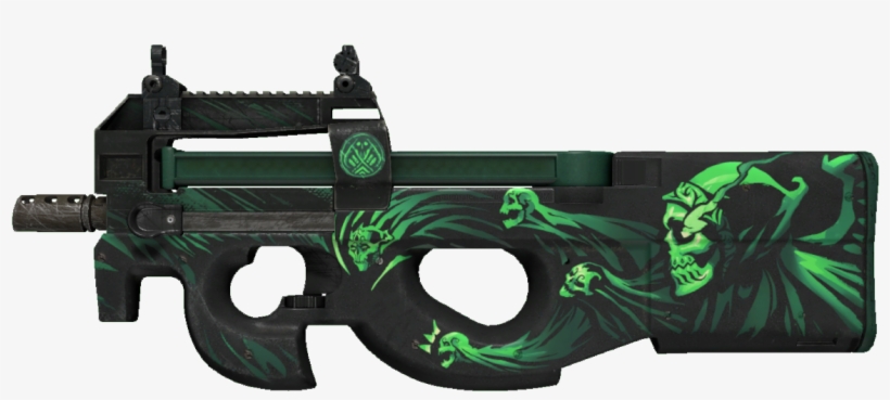 P90 Grim Green - Cs Go P90 Grim, transparent png