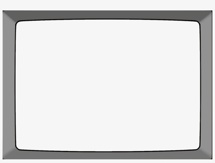 Tv Frame Nologo - Flat Panel Display, transparent png