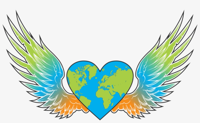 The Grinch Heart Clipart - World Map, transparent png