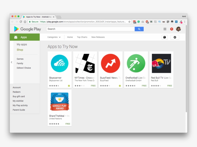 Try Now Button To Test Instant Apps Now Rolling On - Onefootball, transparent png