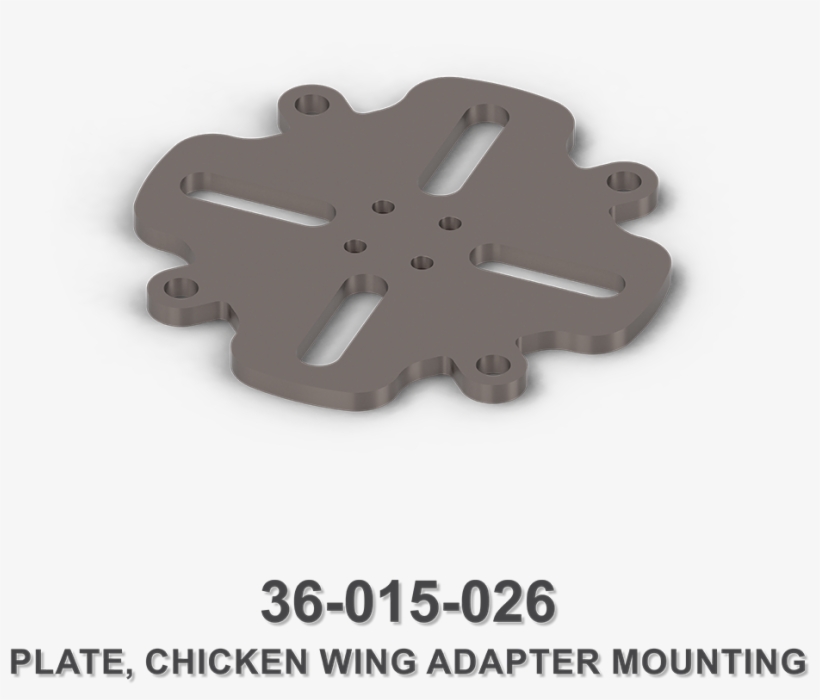 Chicken Wing Adapter Mounting Plate - Cross, transparent png
