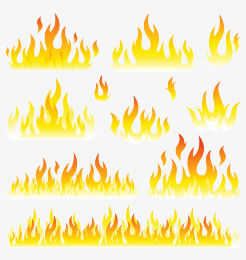 Flames Setpicture Png - Flames Clip Art Png, transparent png