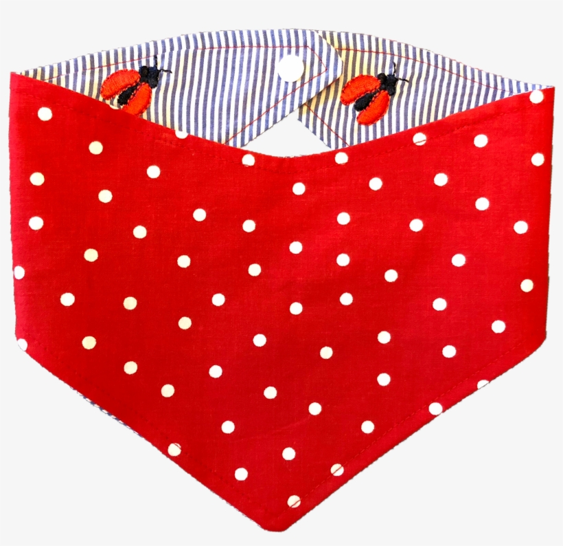 Josephine Grace Puppy Couture Deuce Bandana Front And - Polka Dot, transparent png