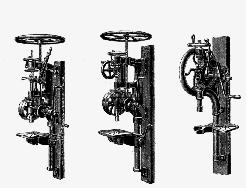 Stock Steampunk Image - Champion Blower And Forge 203 Drill Press, transparent png