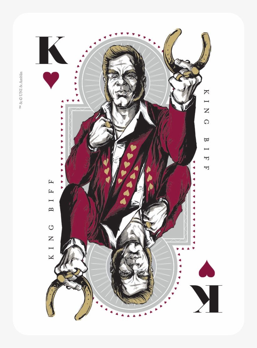 Biff Tannen's Pleasure Paradise Playing Cards From - Biff Tannen Playing Cards, transparent png