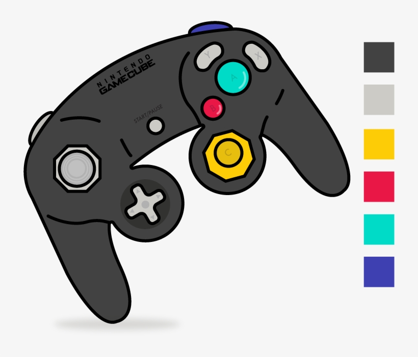 Gamecube Controller - Kamera Verboten, transparent png