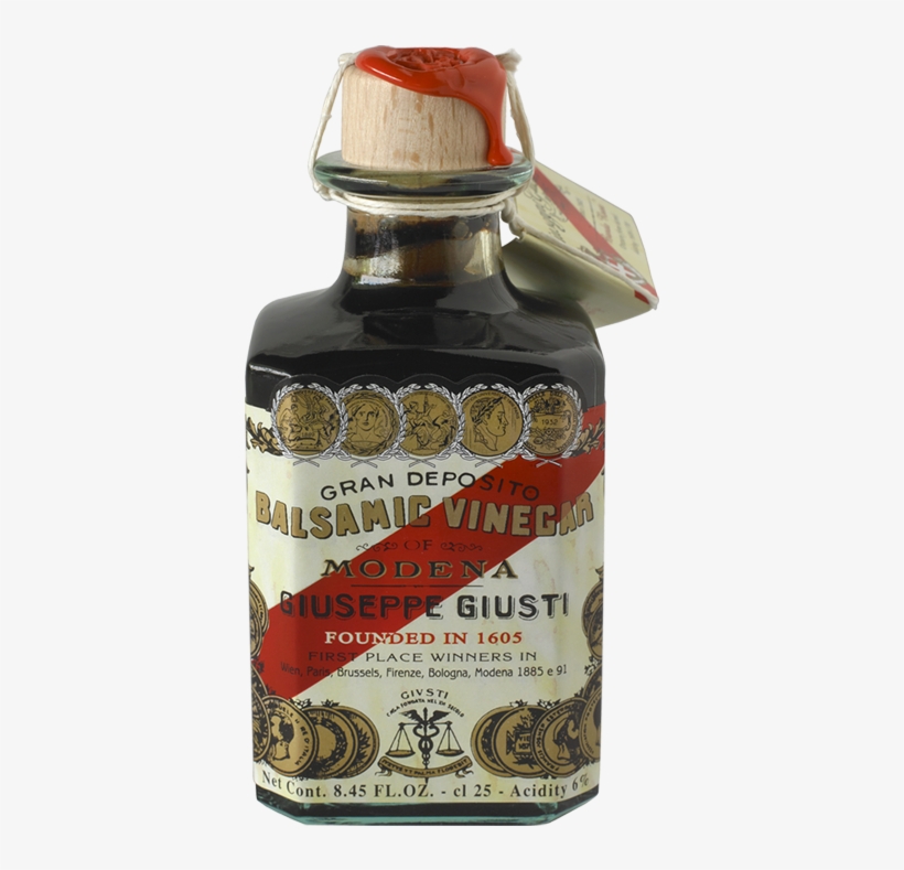 Giusti • Banda Rossa 5 Gold Medals Balsamic Vinegar - Giuseppe Giusti Balsamic Vinegar 5 Medal, transparent png