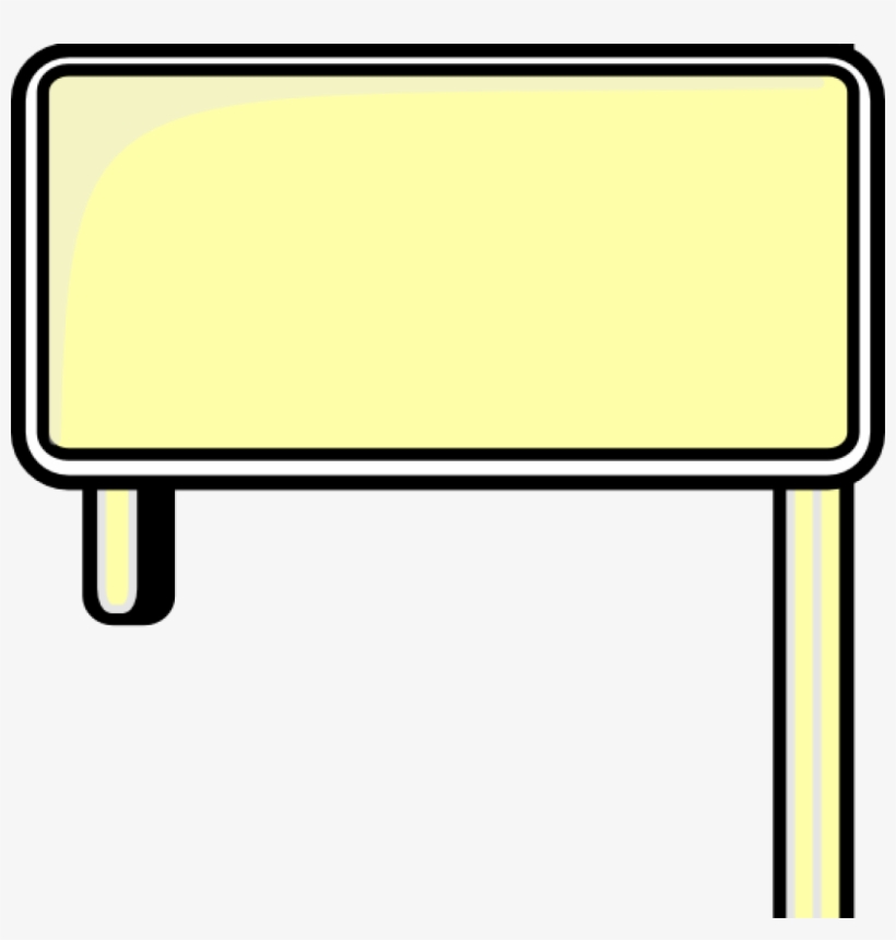 Blank Sign Clipart Highway Sign Blank Clip Art At Clker - Clip Art, transparent png