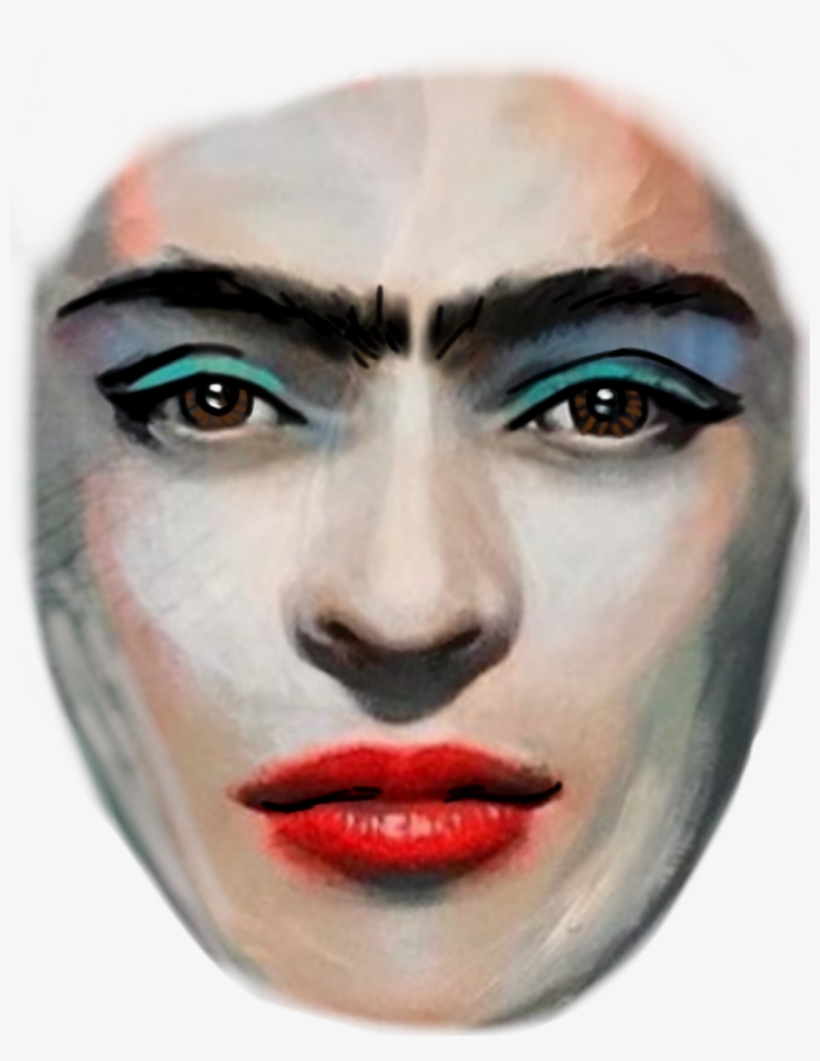 Frida Kahlo 5,983 Followers - Frida Kahlo Mask, transparent png