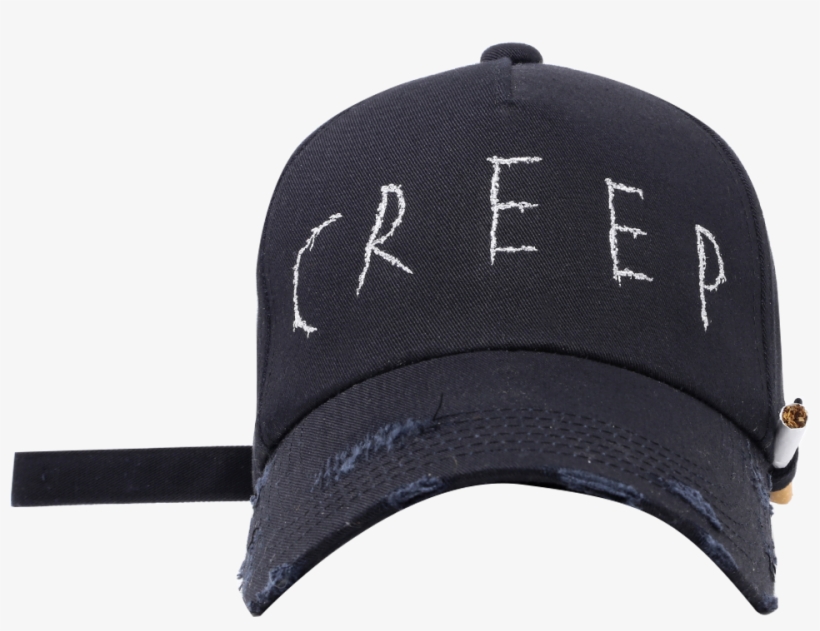 "creep" Cigarette Holder Cap - Baseball Cap, transparent png