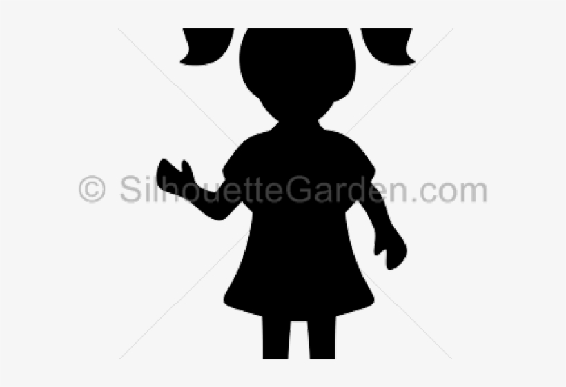 Girl Silhouette - Illustration, transparent png
