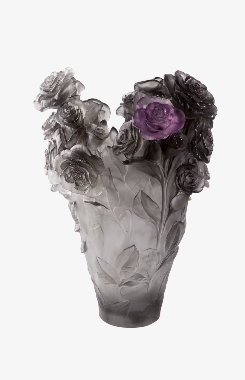 Vase Rose Passion Magnum Gris & Violet 50 Ex 05106-6, transparent png