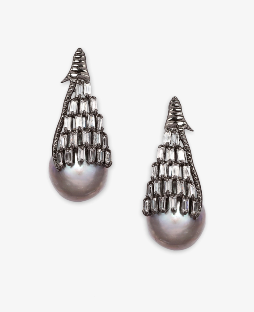 Earrings, transparent png