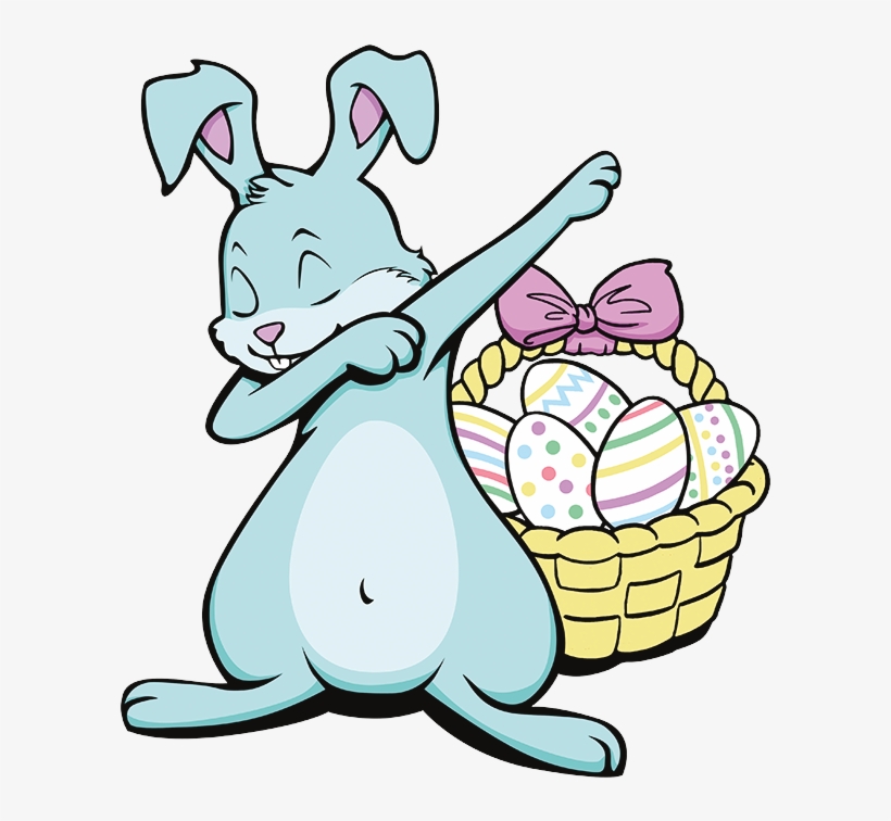 Easter Bunny Dab - Dabbing Easter Bunny, transparent png