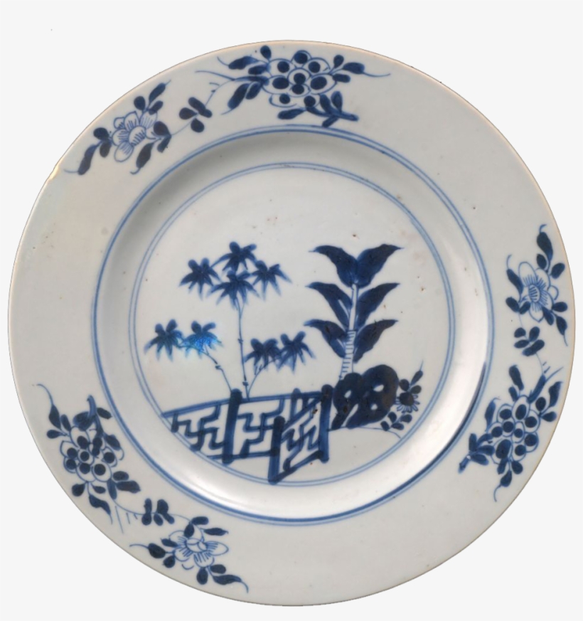 Chinese Porcelain Dinner Plate Cobalt Blue And White - Chinese Porcelain Plate, transparent png