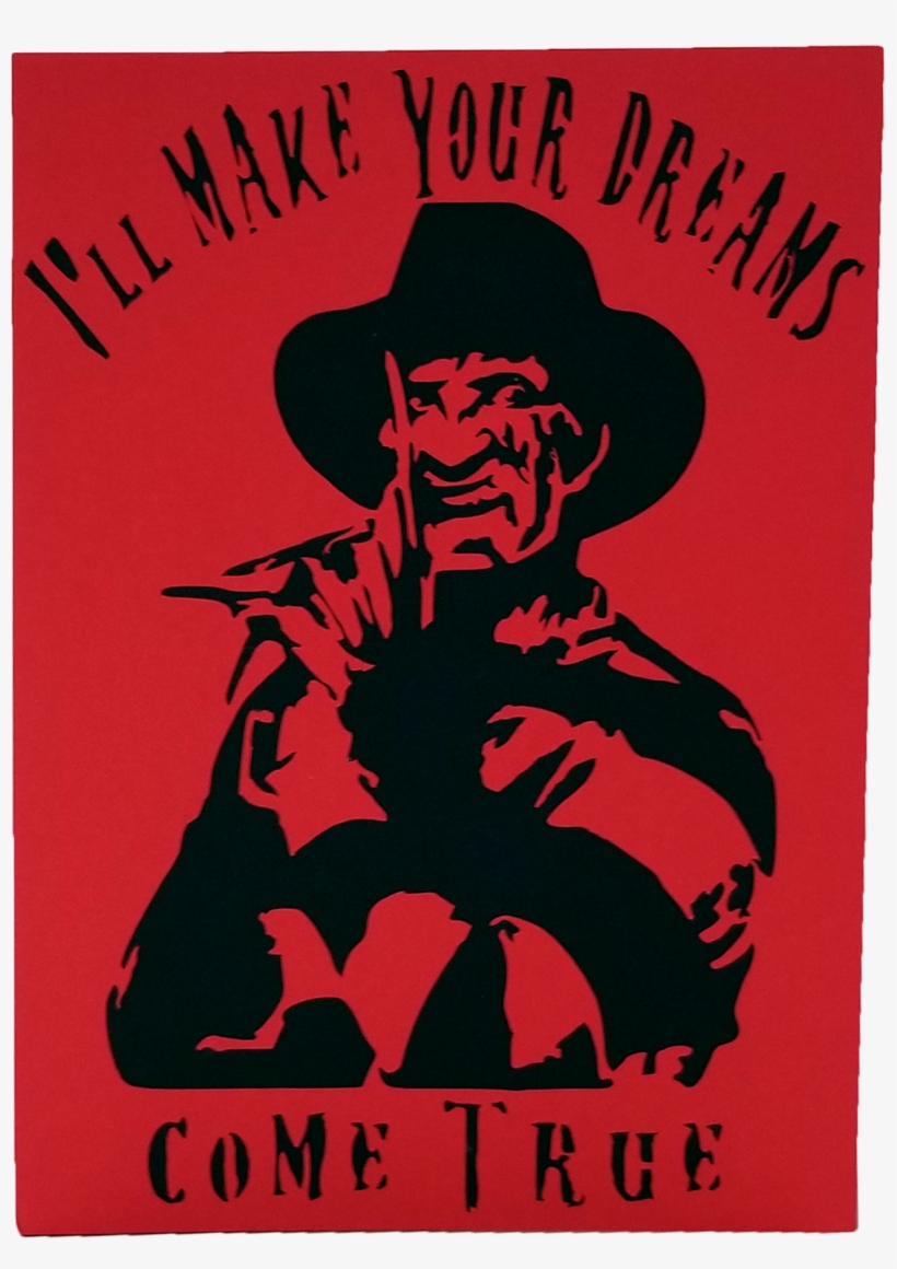Killer Valentine - Freddy - Freddy Krueger Stencil, transparent png