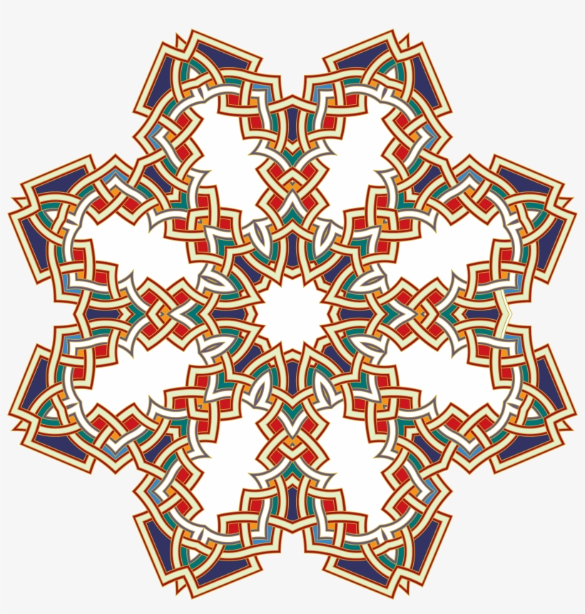 Clipart Islamic Geometric Art 2 Png - Islamic Borders Png, transparent png