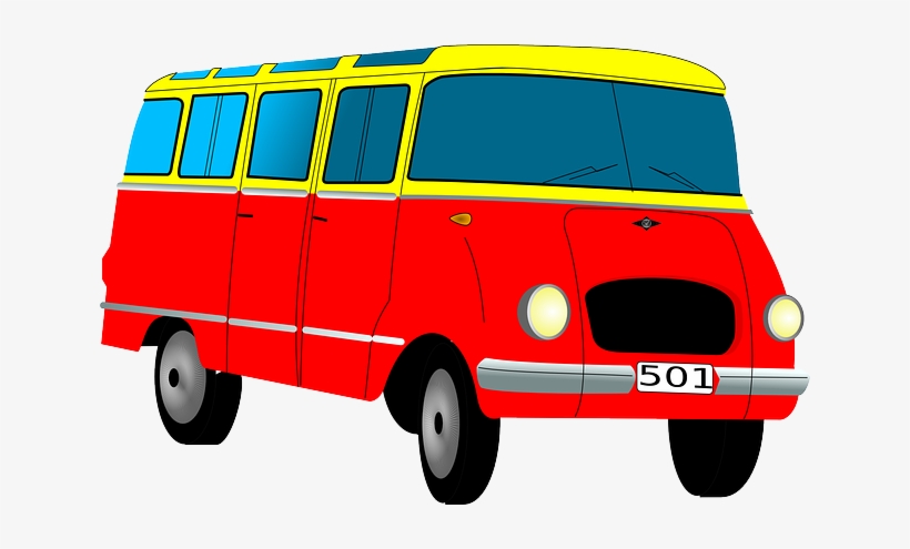 Van, Car, Cartoon, Bus, Automobile, Auto, Motor, Vans - Van Clipart Png, transparent png