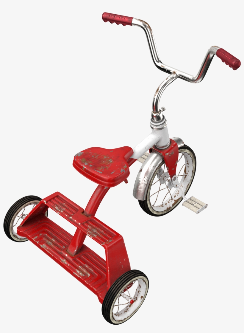 Dirty Vintage Tricycle Png Image - Retro Vintage Transparent Png, transparent png
