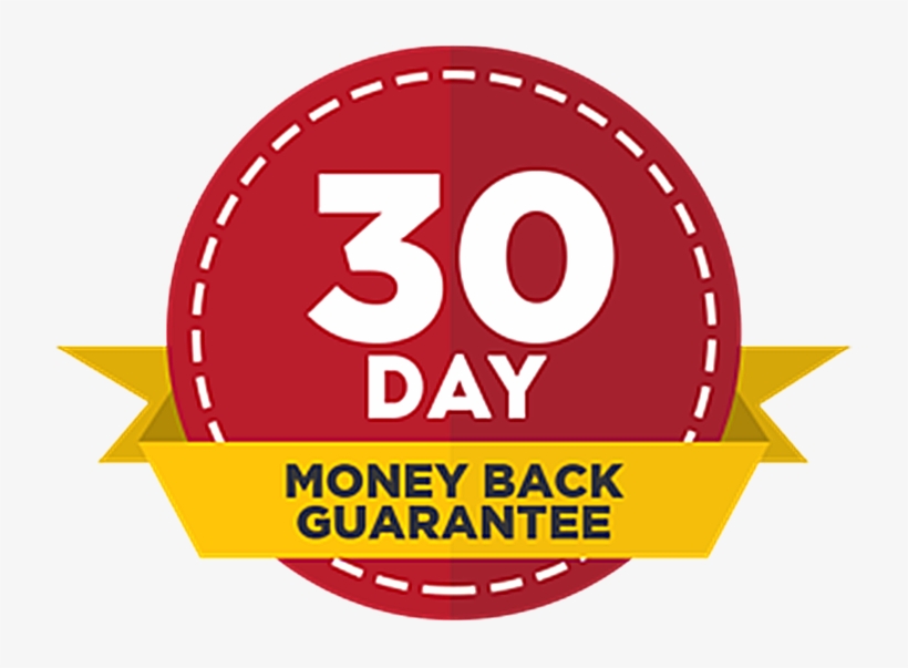 You Are Fully Protected By Our 100% Money Back Guarantee - 30 Day Money Back Guarantee, transparent png