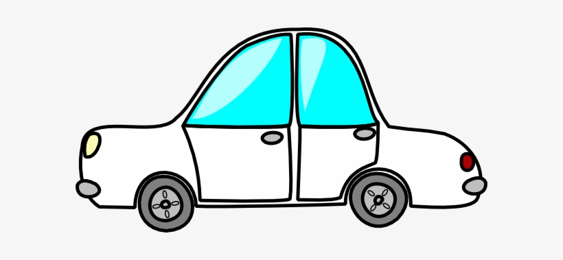 Cartoon White Car Clip Art At Clipart Library - White Car Cartoon, transparent png