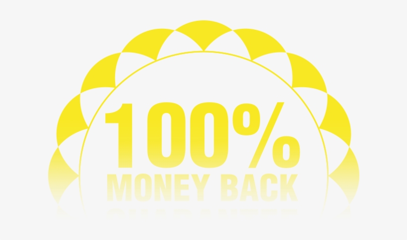Our 100% Money Back Guarantee, transparent png