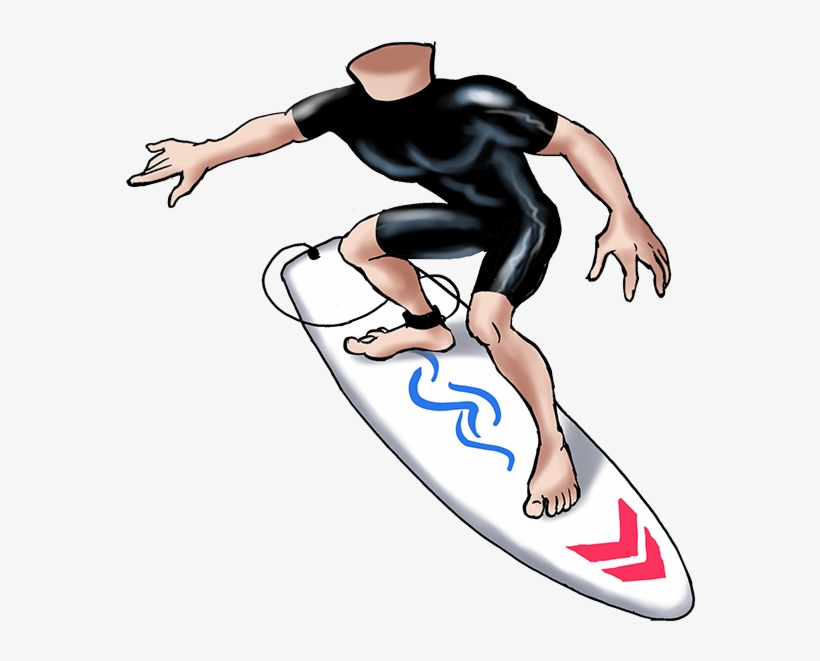 Surfboard, transparent png