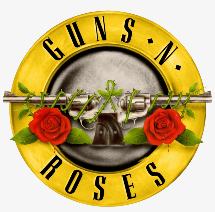 Guns N' Roses Logo - Guns N Roses Slot Logo, transparent png