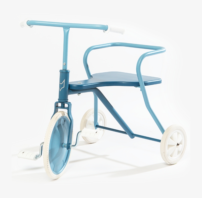 Foxrider Blue Tricycle Vintage - Metal Tricycle - Foxrider, transparent png