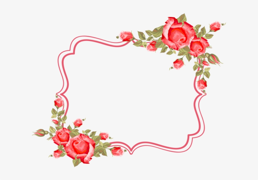 Frame Flower, Frame, Flower, Roses Png And Vector - Wedding, transparent png