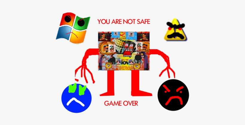 Super Death Massive End Creepy Freakout Ultra Freakout - Windows 98, transparent png