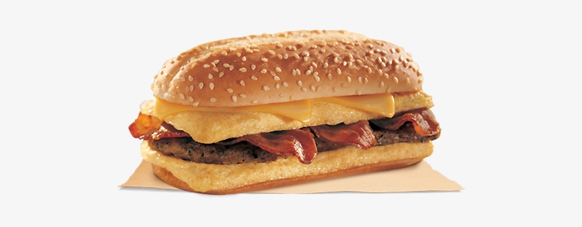 Conquer Your Morning Hunger With The Enormous Omelette - Omelette Sandwich Burger King, transparent png