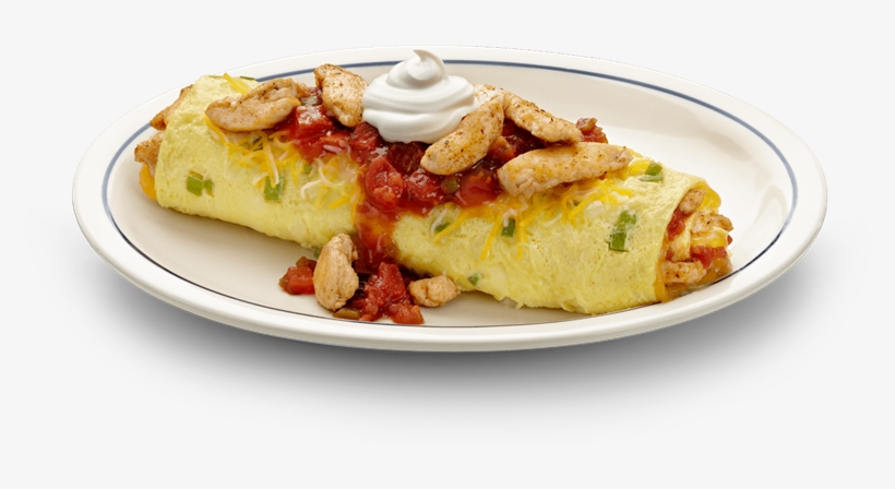 Chicken Fajita Omelette Ihop, transparent png