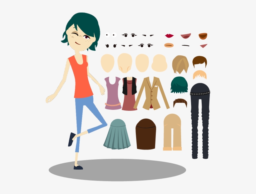 Character Creation - Crazytalk Animator 2, transparent png