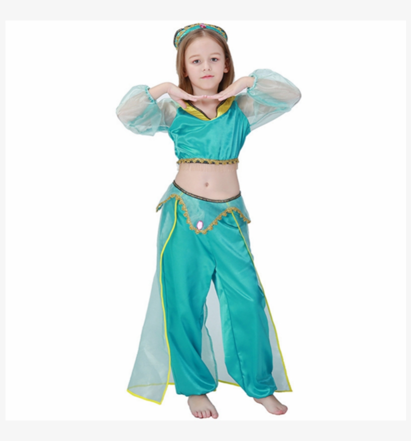 Disney Aladdin Princess Jasmine Dress Cosplay Costume - Jasmine Costume, transparent png