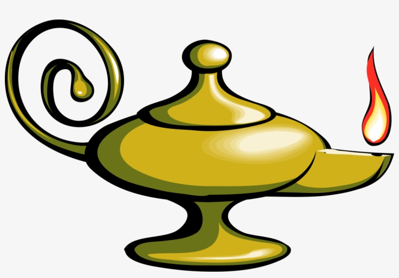 Genie Aladdin Razoul Princess Jasmine Lamp - Aladdin Lamp, transparent png