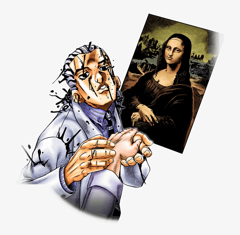Unit Yoshikage Kira (mona Lisa) - Kira Yoshikage Mona Lisa, transparent png