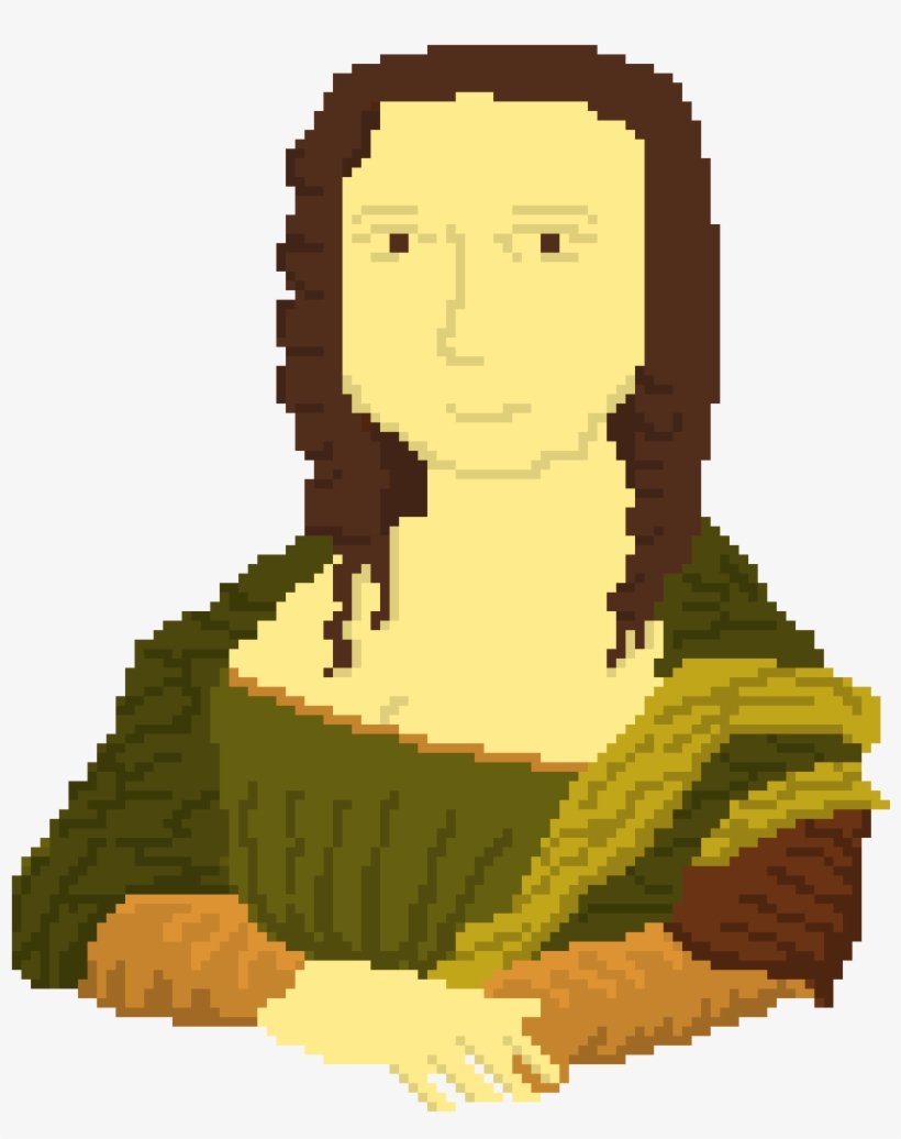 Mona Lisa - Illustration, transparent png