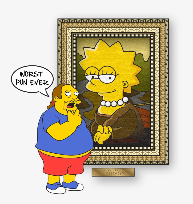 Mona Lisa Simpson - La Monalisa En Los Simpson, transparent png